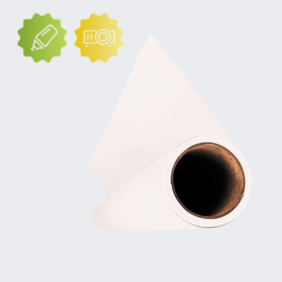 Projector whiteboard wallpaper roll