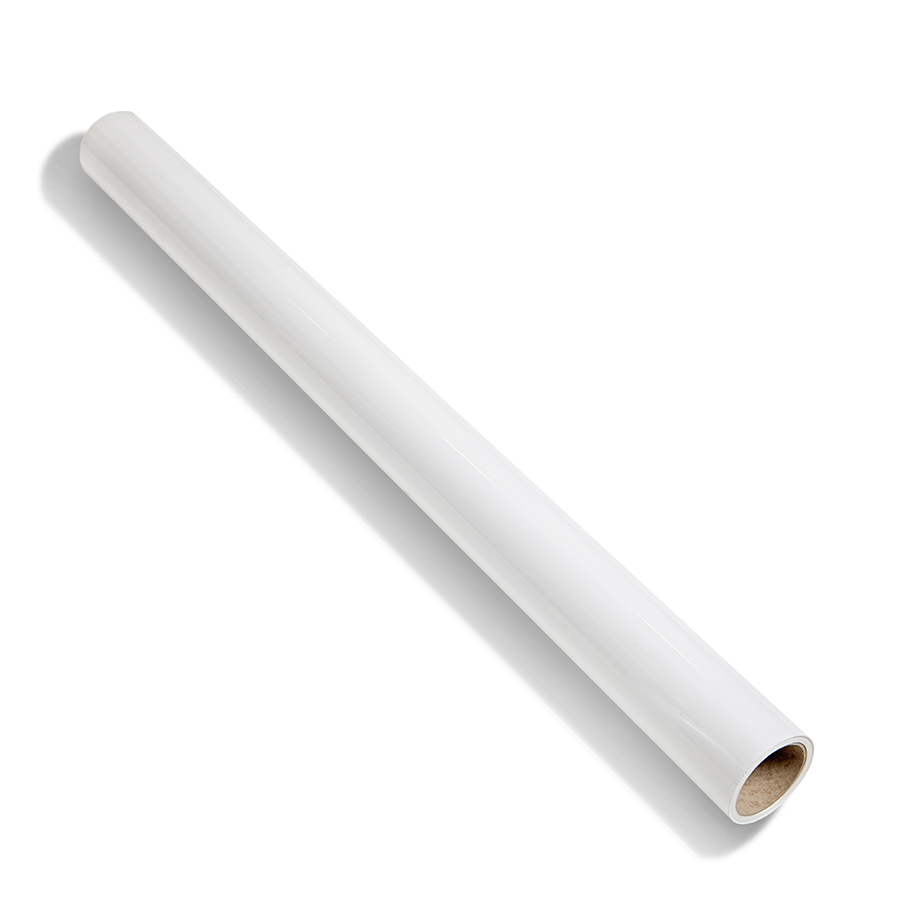 Self adhesive whiteboard film roll