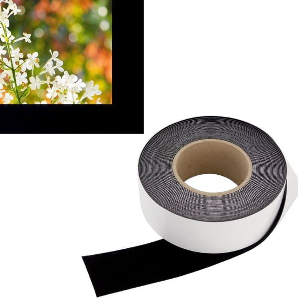 Projector Screen Border using velvet